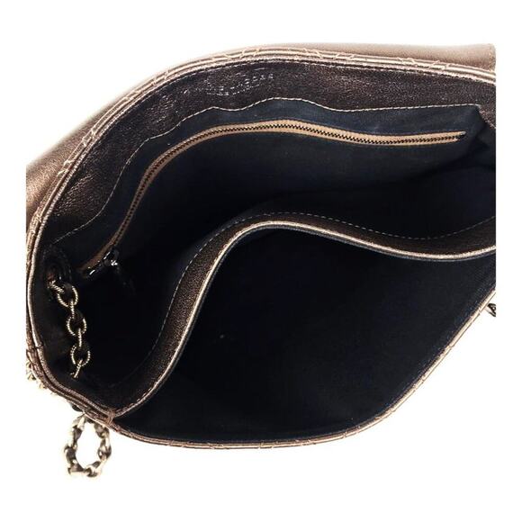 MARC JACOBS The Large Single Quilted Leather Shoulder Bag Bronze - Picture 5 of 11